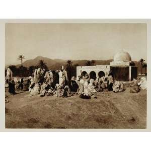  1924 Women Mourners Cemetery Gafsa Oasis Tunisia Print 