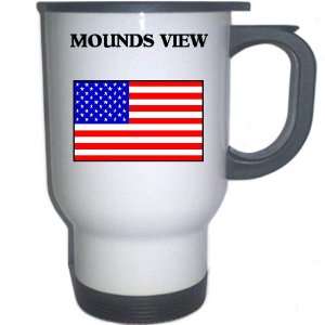  US Flag   Mounds View, Minnesota (MN) White Stainless 