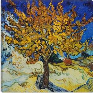  Mulberry Tree by Vincent Van Gogh Canvas Painting 