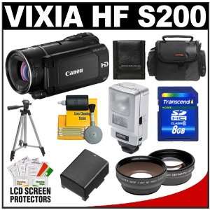 Canon Vixia HF S200 Flash Memory 1080p HD Digital Video 