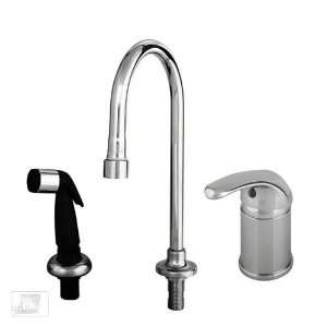 T & S Brass B 2744 Single Center Faucet w/ Side Mount 
