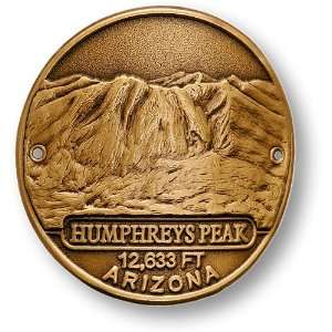  Humphreys Peak Hiking Stick Medallion 