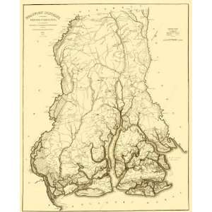  BEAUFORT & HILTON HEAD SOUTH CAROLINA (SC) LANDOWNER MAP 