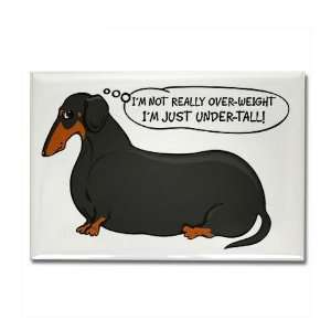  Undertall Weiner Dog BT Funny Rectangle Magnet by 