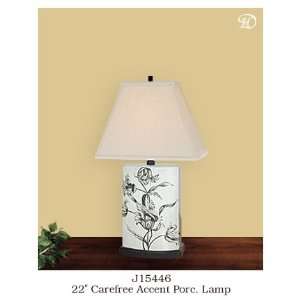    Carefree Porcelain Accent Lamp 22 H by JB Hirsch