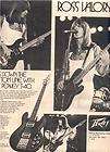 1979 PEAVEY T 40 JOURNEY ROSS VALORY POSTER TYPE AD