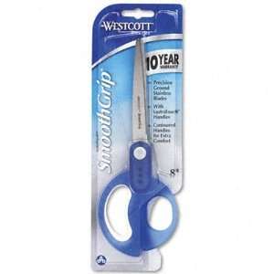  Westcott SmoothGrip Scissors, Left/Right Hand, 8 Inches, 3 