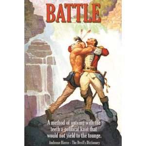  Battle   Poster by Wilbur Pierce (12x18)