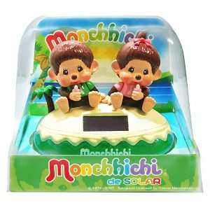   Power Monchhichi Moving Toy (Heads Move By Solar Power) Toys & Games