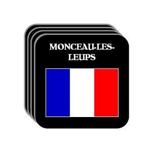 France   MONCEAU LES LEUPS Set of 4 Mini Mousepad 
