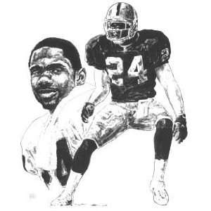 Charles Woodson Oakland Raiders Lithograph  Sports 