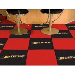   Anaheim Ducks Modular Carpet Tiles Rubber Flooring