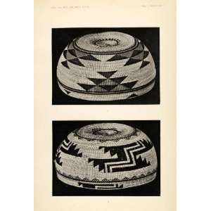  1904 Heliogravure Hoopa Valley Indian Basket Lumintcuw 