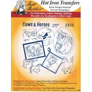  Aunt Marthas Hot Iron Transfers for Embroidery Red Work 