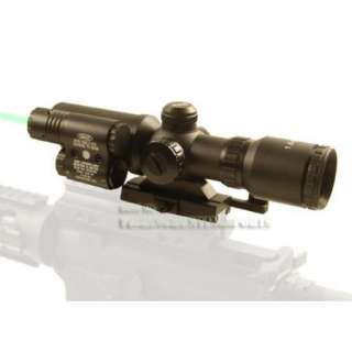 5X32 DUAL ILL. Rifle Scope 5mw Green Laser Sight QD  