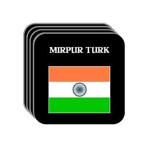  India   MIRPUR TURK Set of 4 Mini Mousepad Coasters 