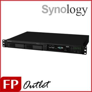 Synology RackStation RS212 1U 2 Bay SATA RAID Rack Mount Dual Gigabit 