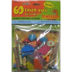 Dinosaur Favor Pack Pinata Filler 60pcs. Toys & Games