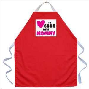  Cook with Mommy Apron in Red