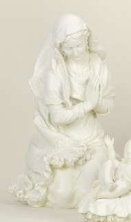 Large Outdoor Mary Nativity Garden Statue White  