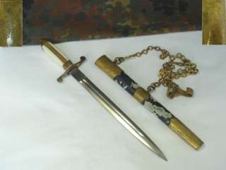 WWII ORIGINAL GERMAN ALLY NAVAL OFFICERS PARADE DAGGER  