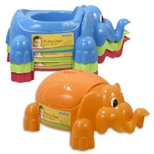  16L Plastic Potty Caddy Elephant Baby