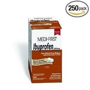 Medi First 80813 Ibuprofen 200 Milligram Coated Tablets 