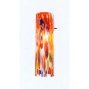  Millefiori Fire Glass Cylinder Shade