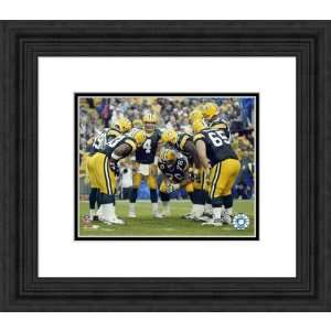  Framed Huddle Green Bay Packers Photograph Kitchen 