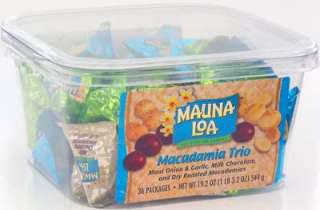 MAUNA LOA MACADAMIA NUTS * 36 TRIANGLE PACK TRIO  