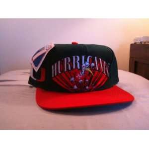  Miami Hurricanes Hurricanes Blast Orange Brim Vintage 