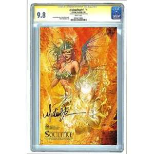   Variant Cover Signed by Michael Turner CGC Signature 9.8 Toys & Games