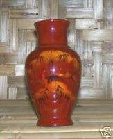Imported Painted Lacquer Vase NEW From Vietnam  