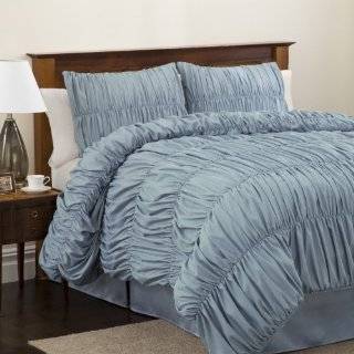  Jenny George Ruched Cotton 7 Piece Comforter Set, Full 