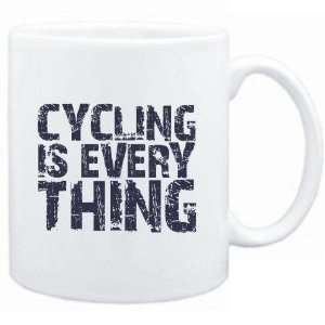  Mug White  Cycling is everything  Hobbies Sports 