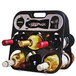 Metrokane Wine Bar & Accessories Gift Set  Grocery 