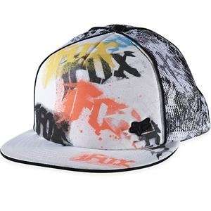  Fox Racing Canvas Mesh Snapback Hat   One size fits most 