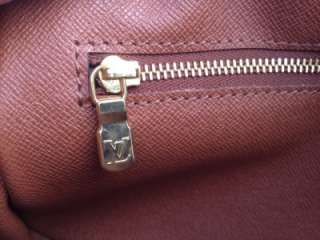Louis Vuitton Monogram Marly Dragonne Pochette Wristlet Clutch Bag 