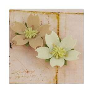  Oatmeal Merelle Fabric Flowers (Prima) Arts, Crafts 