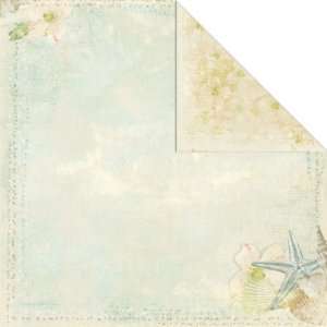  Seaside Escape 12 x 12 Double Sided Paper Arts, Crafts 