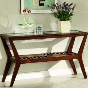  Melva Sofa Table in Dark Cherry Furniture & Decor
