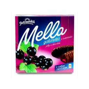 Jutrzenka MELLA Cocolate Coated Blackcurrant Jelly, 6.7oz