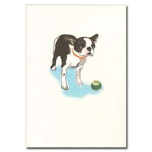  DogPride Boston Terrier and Ball Note Cards Everything 