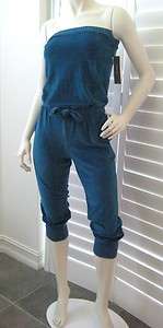 MARC JACOBS Women Small NWT $204 Jumpsuit Capri Pant Romper Velour 