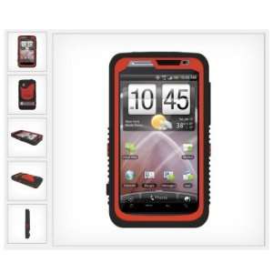  HTC Thunderbolt Cyclops Impact Resistant Case   Red   TRI 