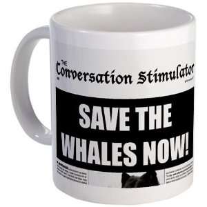 Save The Whales Now Current events Mug by  