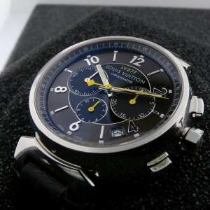 Louis Vuitton Tambour LV277 Automatic Chronograph Watch Q1141 LIST $ 