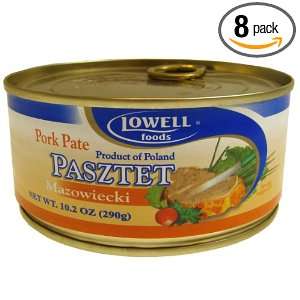 Lowell Foods Mazowiecki Pork Pate, 10.2200 Ounce (Pack of 8)  