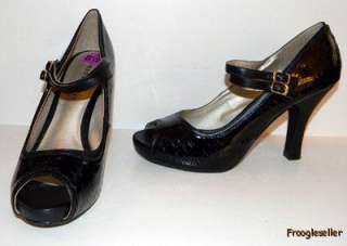 Madden Girl womens mary jane heels shoes 8.5 M black  