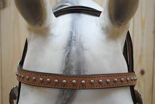 322 Western Horse Bitless Bridle Headstall Bosal Reins  